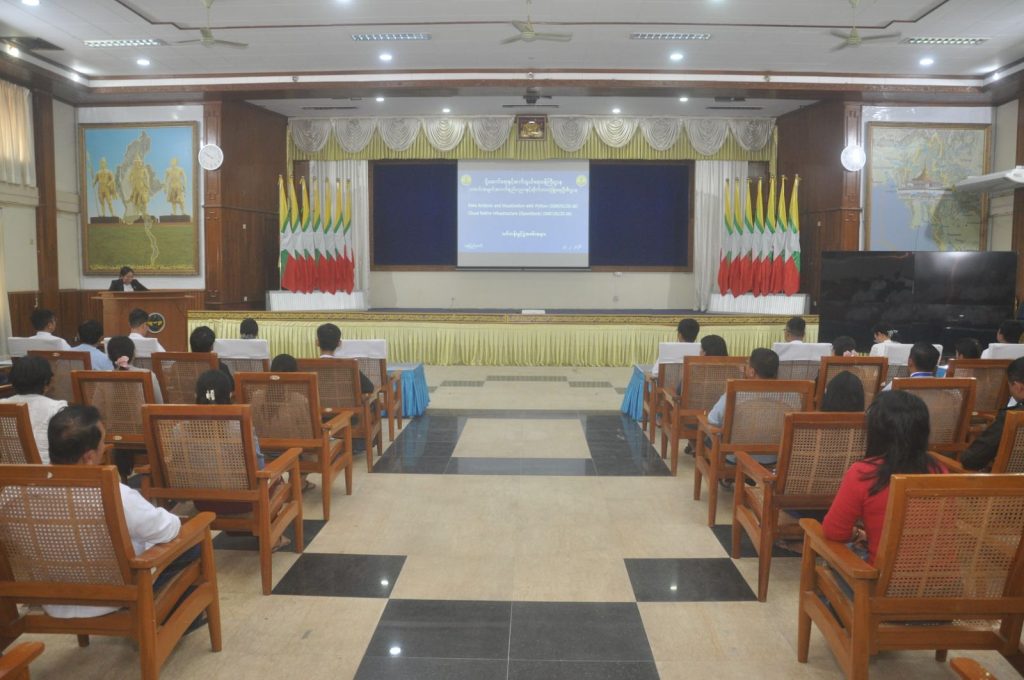 Data Analysis and Visualization with Python သင်တန်းနှင့်Cloud Native Infrastructure (Open Stack) သင်တန်းများ၏ သင်တန်းဖွင့်ပွဲအခမ်းအနား